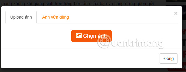 Tải hình ảnh từ máy tính