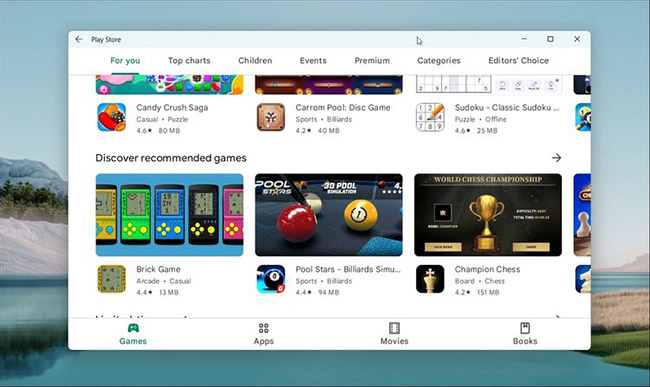 Cài đặt Google Play Store trên Windows 11