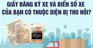 Kiểm tra giấy đăng ký xe, biển số xe có bị thu hồi không? Thủ tục thu hồi như nào?