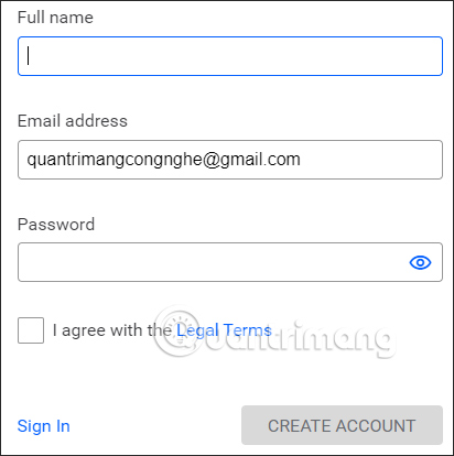 Tạo tài khoản Bitdefender Total Security