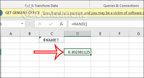 Excel RAND 函数