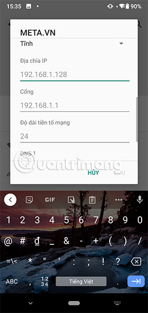 dia chi ip android