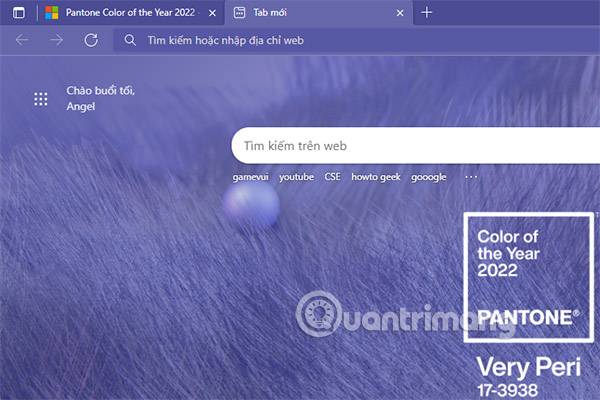 Theme mới cho Microsoft Edge