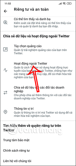 Hoạt động ngoài Twitter