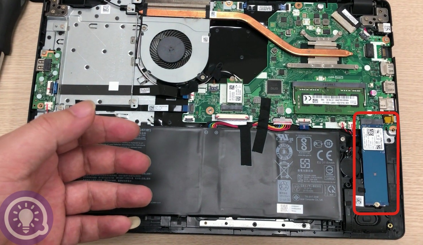 Đây là hình dáng của một chiếc SSD