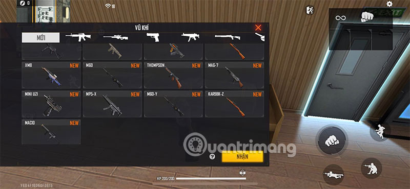 vũ khí free fire
