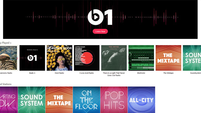 Các phiên bản iTunes không thay đổi nhiều theo thời gian