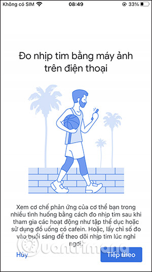 Cách kiểm tra nhịp tim Google Fit