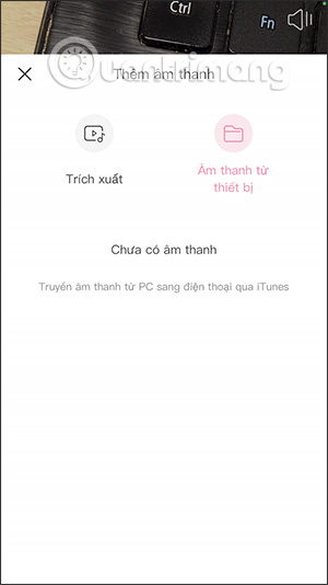Thêm nhạc vào video trên Ulike