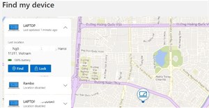 Cách bật Find my device trên Windows 11, cách tìm laptop trên Windows 11