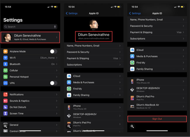 Kiểm tra ID Apple trên iPhone và iPad