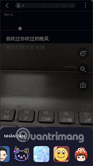 Hiệu ứng quay video trên Wesing