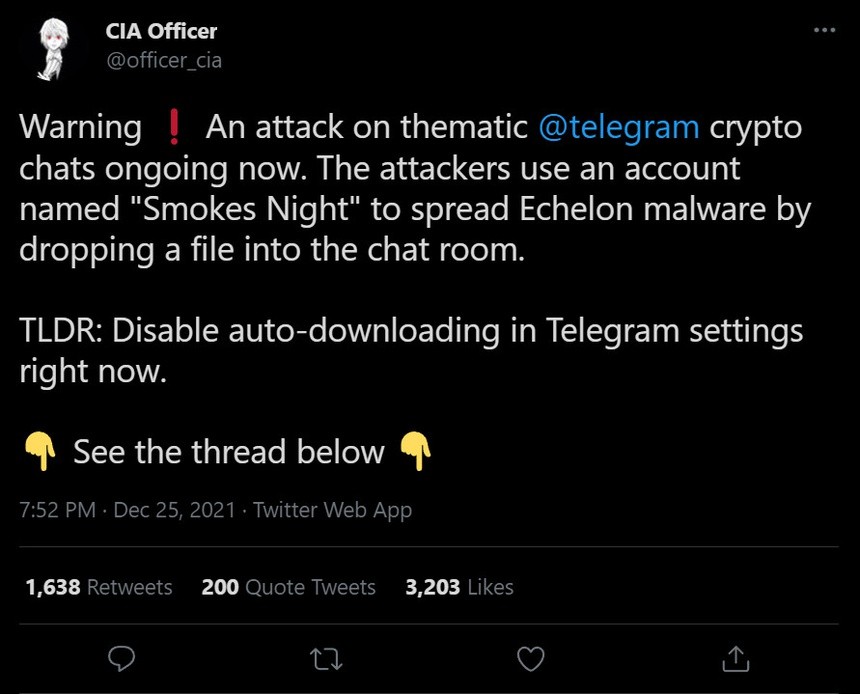 Cảnh báo của CIA Officer
