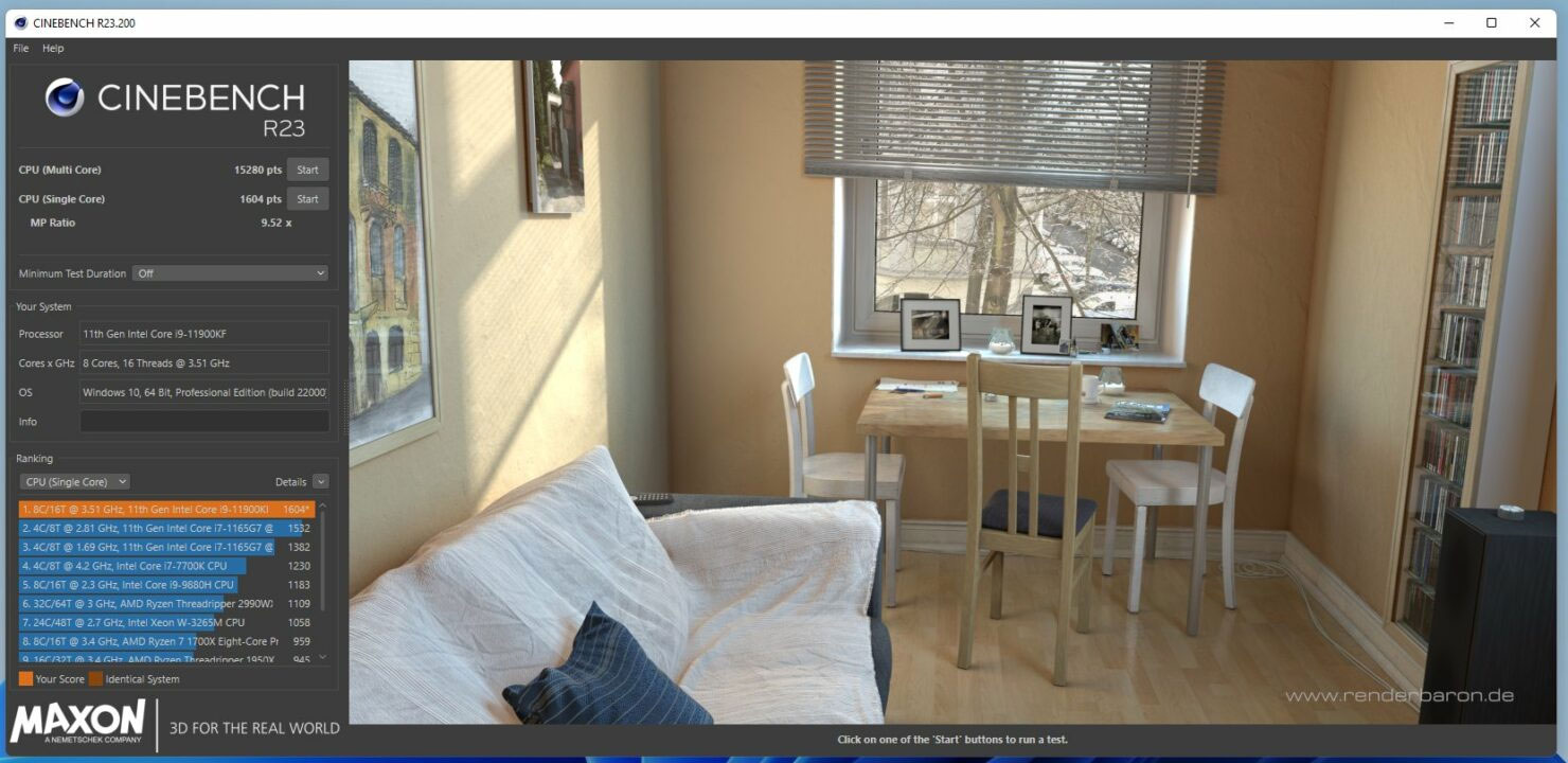 Kết quả benchmark