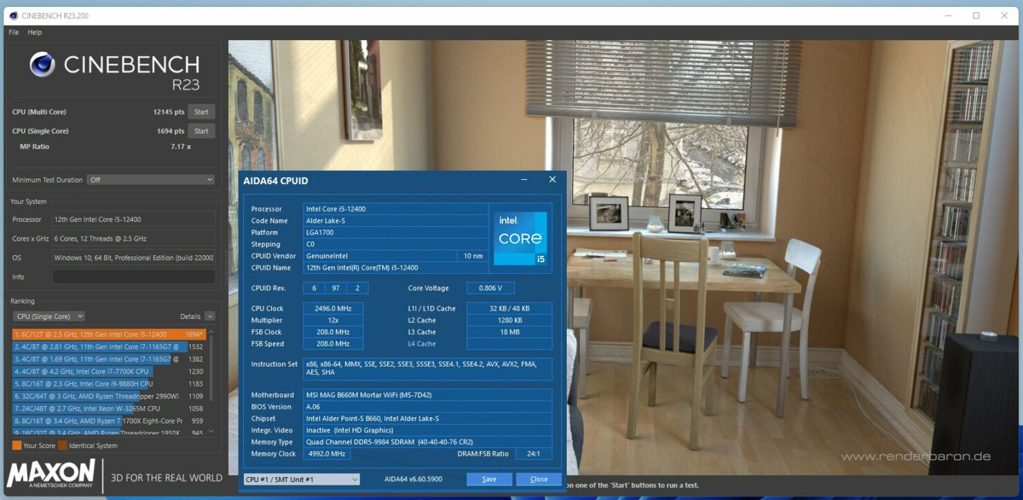 Kết quả benchmark