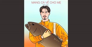 Ảnh chế Mang tiền về cho mẹ - Đen Vâu