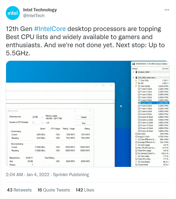 intel core i9 12900ks alder lake1*196987