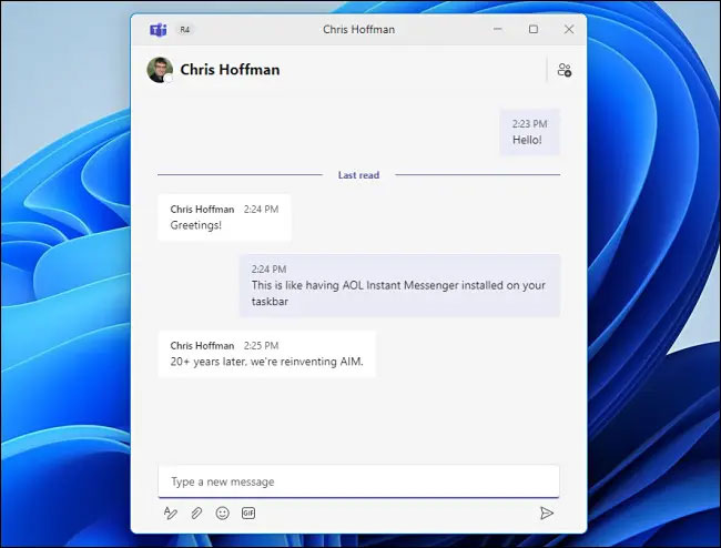Microsoft Teams Chat