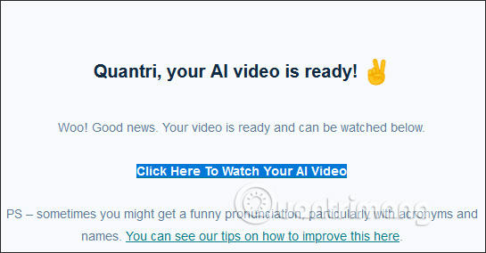 Xem video AI trên Synthesia