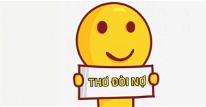 Thơ đòi nợ hài hước và chất