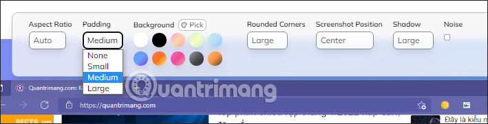 Chỉnh ảnh chụp màn hình trên Pika