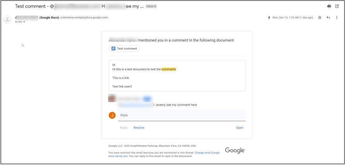 Email thông báo gửi đến mục tiêu