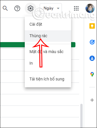 Trash on Google Calendar