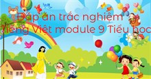 Đáp án trắc nghiệm Tiếng Việt module 9 Tiểu học