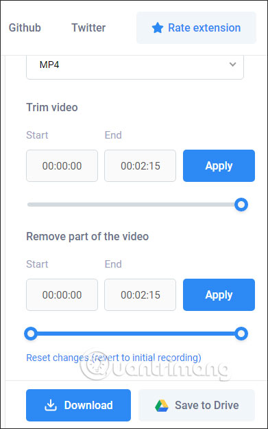 Save Chrome screen capture video on Screensy