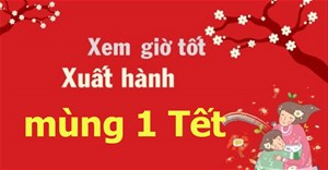 Giờ đẹp, hướng đẹp xuất hành mùng 1, 2, 4 Tết 2024