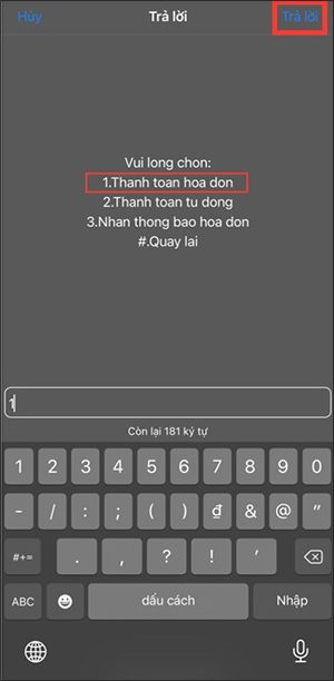 Thanh toán hóa đơn trên Viettel Money