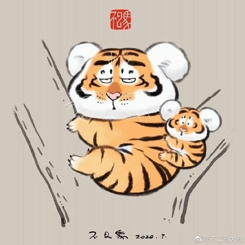 Cập nhật với hơn 87 ảnh con hổ cute tết tuyệt vời nhất  thtantai2eduvn