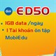 Cách đăng ký gói ED50 Mobifone nhận 30GB/tháng