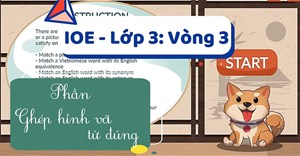 Cách làm bài tự luyện IOE trực tuyến