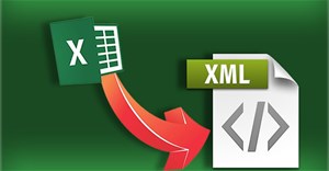 Cách chuyển Excel thành XML