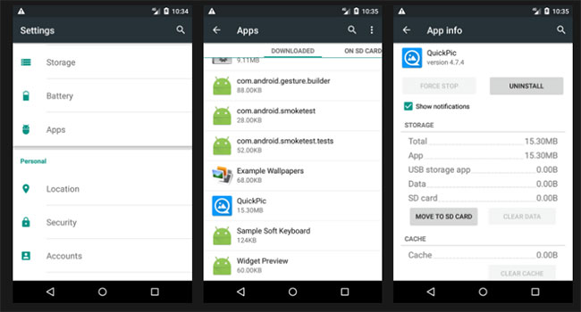 Chuyển ứng dụng sang thẻ SD trên Android 5 Lollipop
