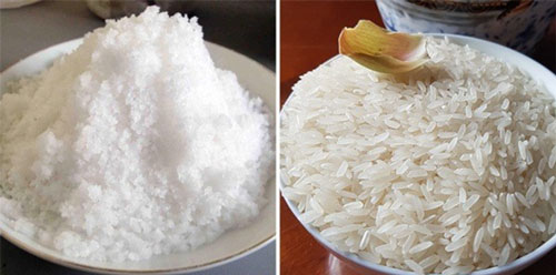 Gạo muối cúng xong dùng làm gì