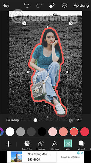 Đổi màu viền ảnh