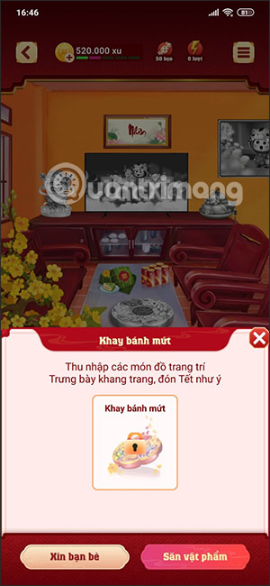 Hỏi bạn bè vật phẩm