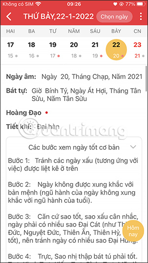 Xem ngày giờ tốt