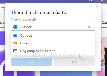 Gửi email cho chính bạn