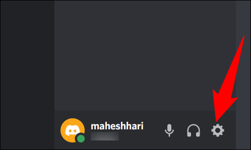 Nhấp vào “User Settings”