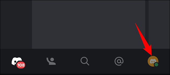 Nhấn vào ảnh đại diện hồ sơ của bạn
