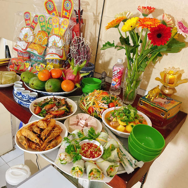 Lễ vật cúng tiễn Táo quân về trời vào ngày 23 tháng Chạp được chia sẻ bởi Lương Thị