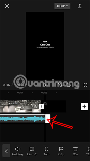 Chỉnh độ dài âm thanh