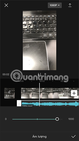Tăng âm lượng âm thanh trong video Capcut