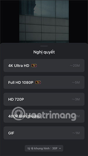 Xuất video trên VivaVideo