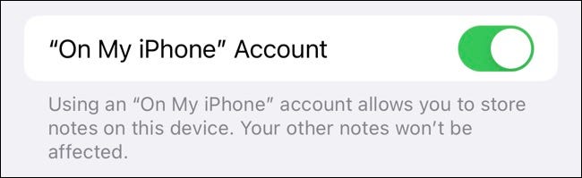 Select “On My iPhone” 