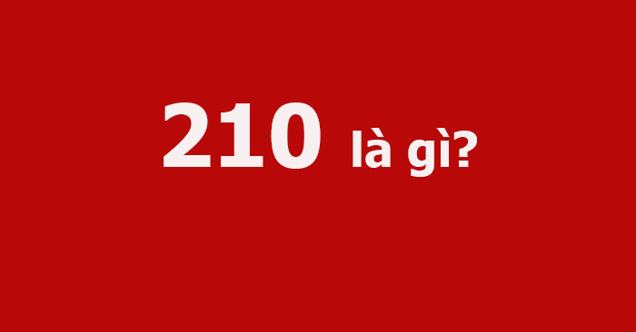 210 là gì? - QuanTriMang.com