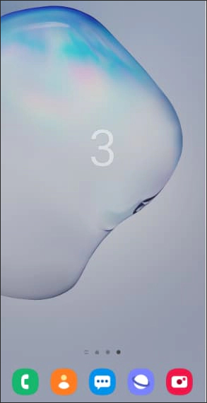 Đếm ngược quay màn hình Samsung